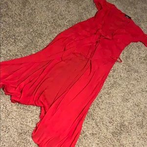 LULUS red tie dress